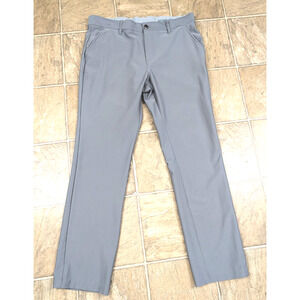 Adidas men's sz 33/32 Golf Pants gray stretchy pockets lightweight thin 4899